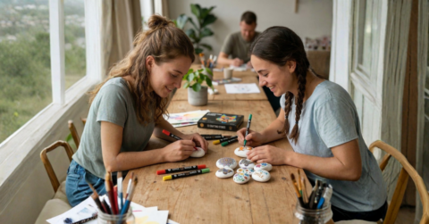 Steen, papier… en stiften